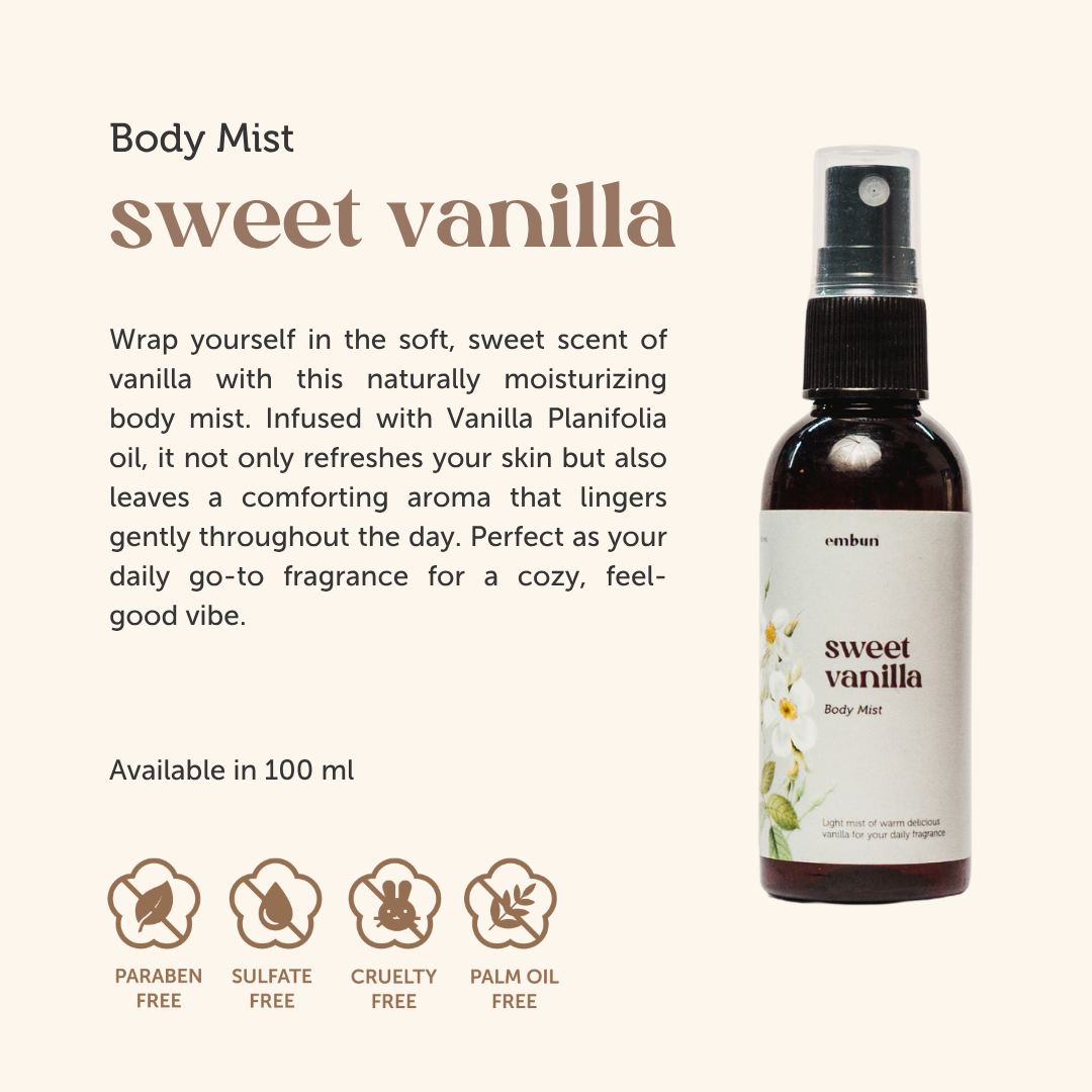 Body Mist Sweet Vanilla 60 ml