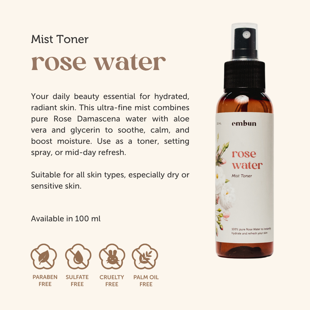 Mist Toner Rose Water 100 ml