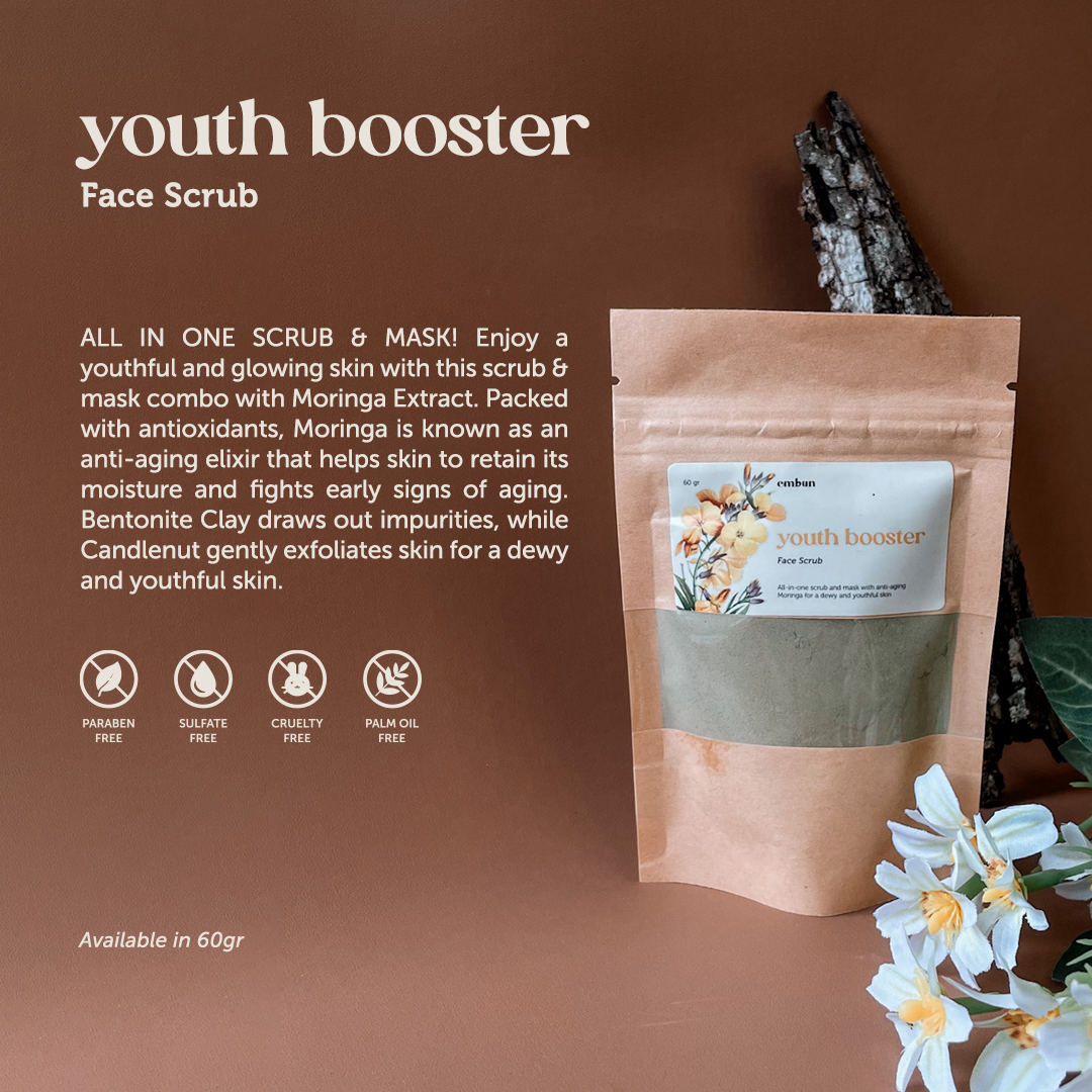 Pouch Face Scrub Youth Booster 60 gr