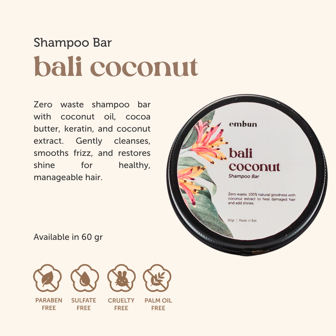 Shampoo Bar Bali Coconut 60 gr