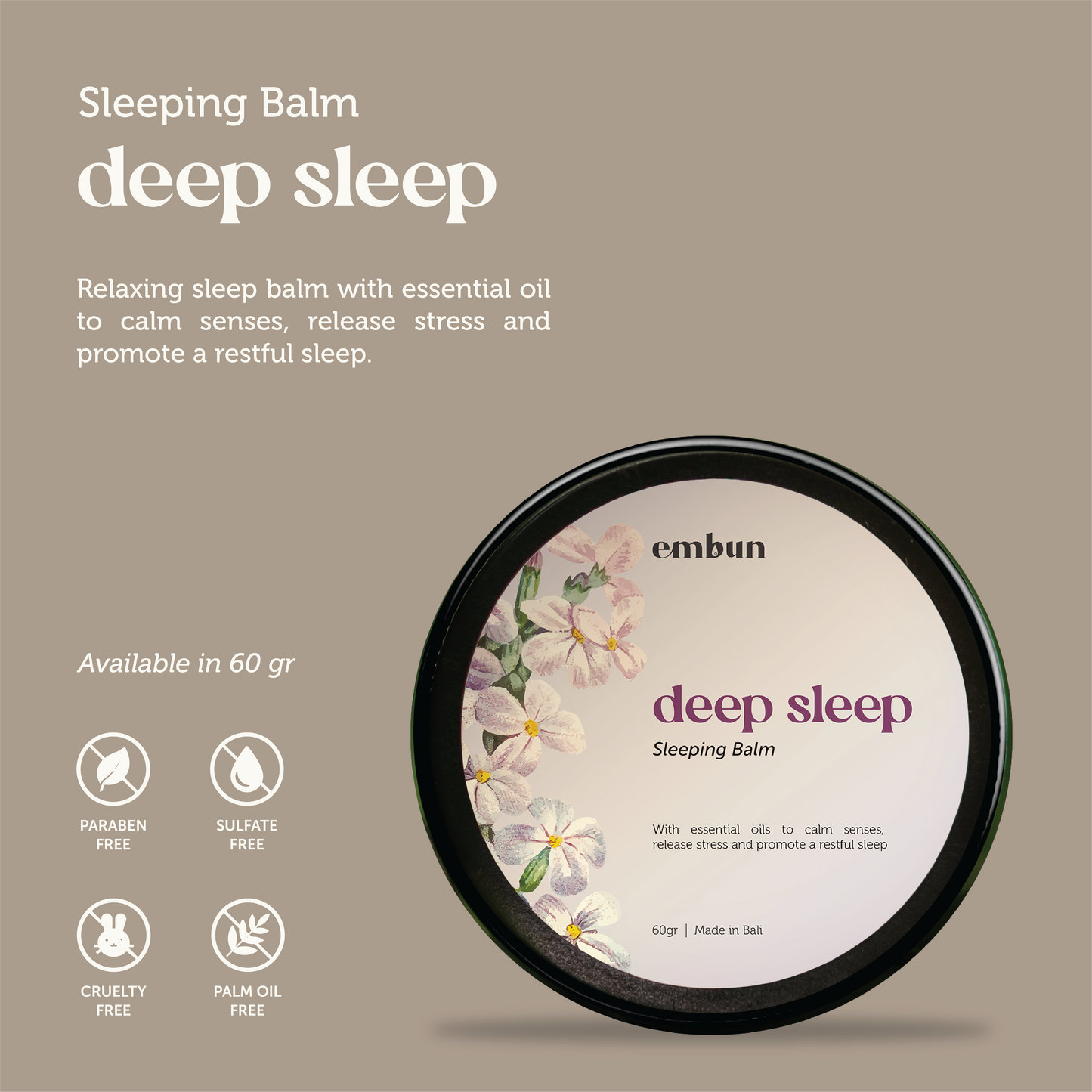 Sleeping Balm Deep Sleep 60 gr