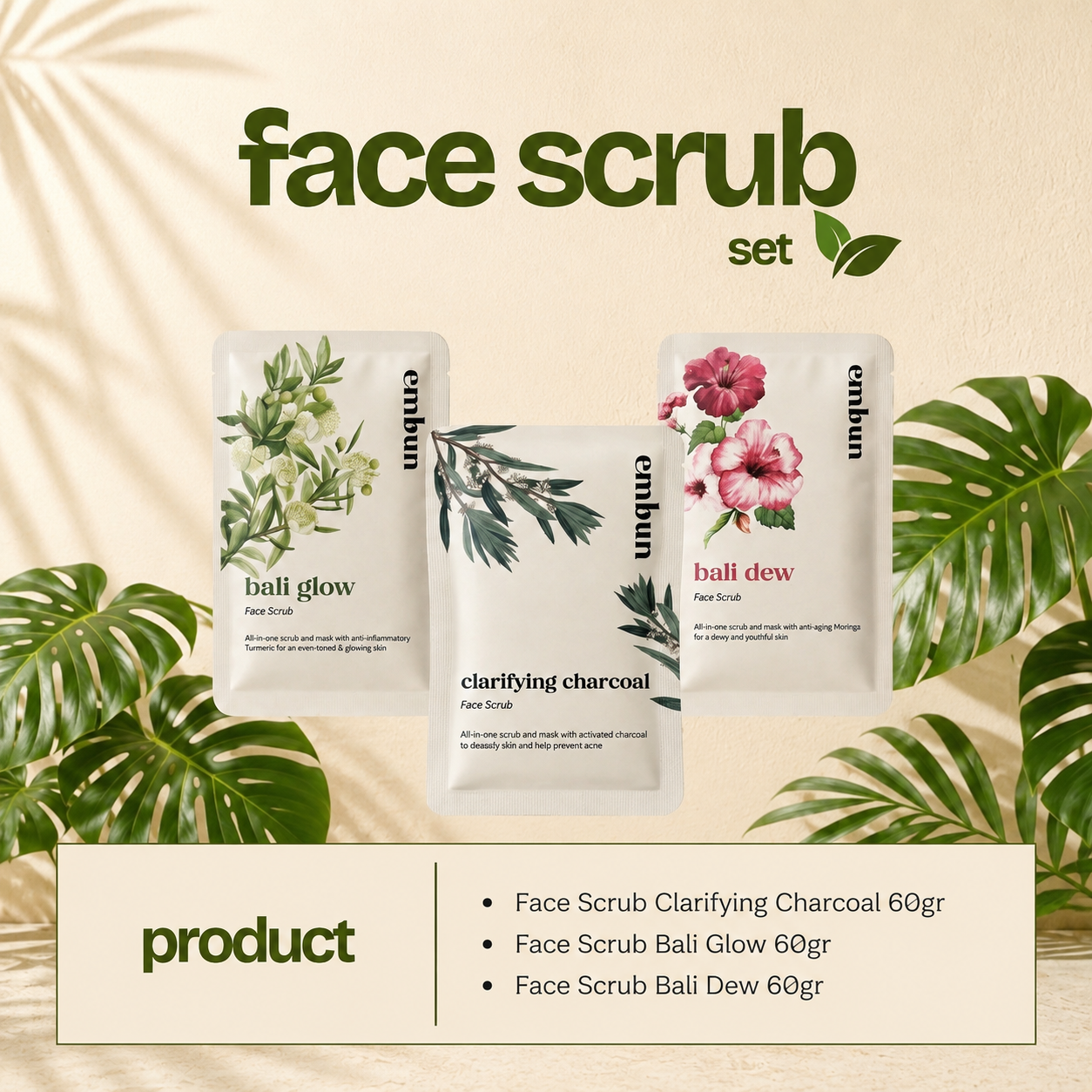 Face Scrub Set