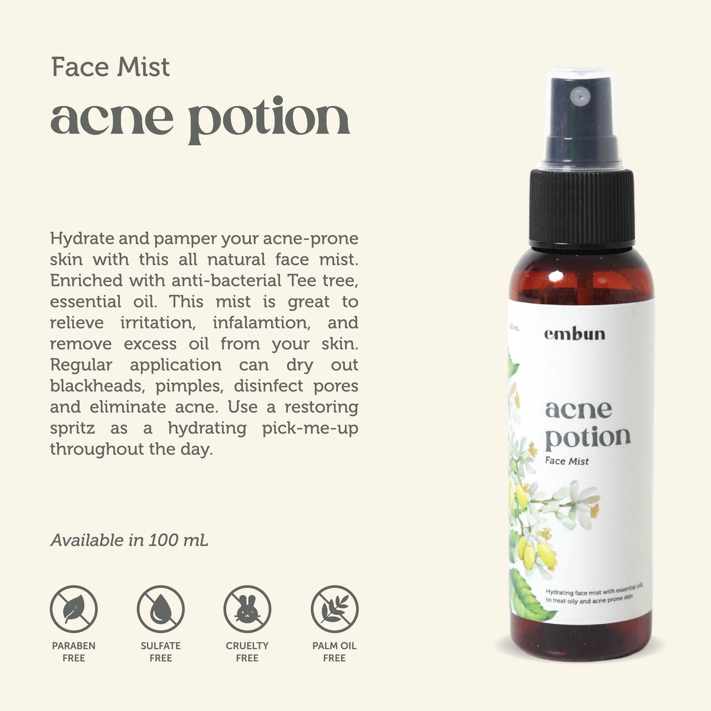 Face Mist Acne Potion 100 ml