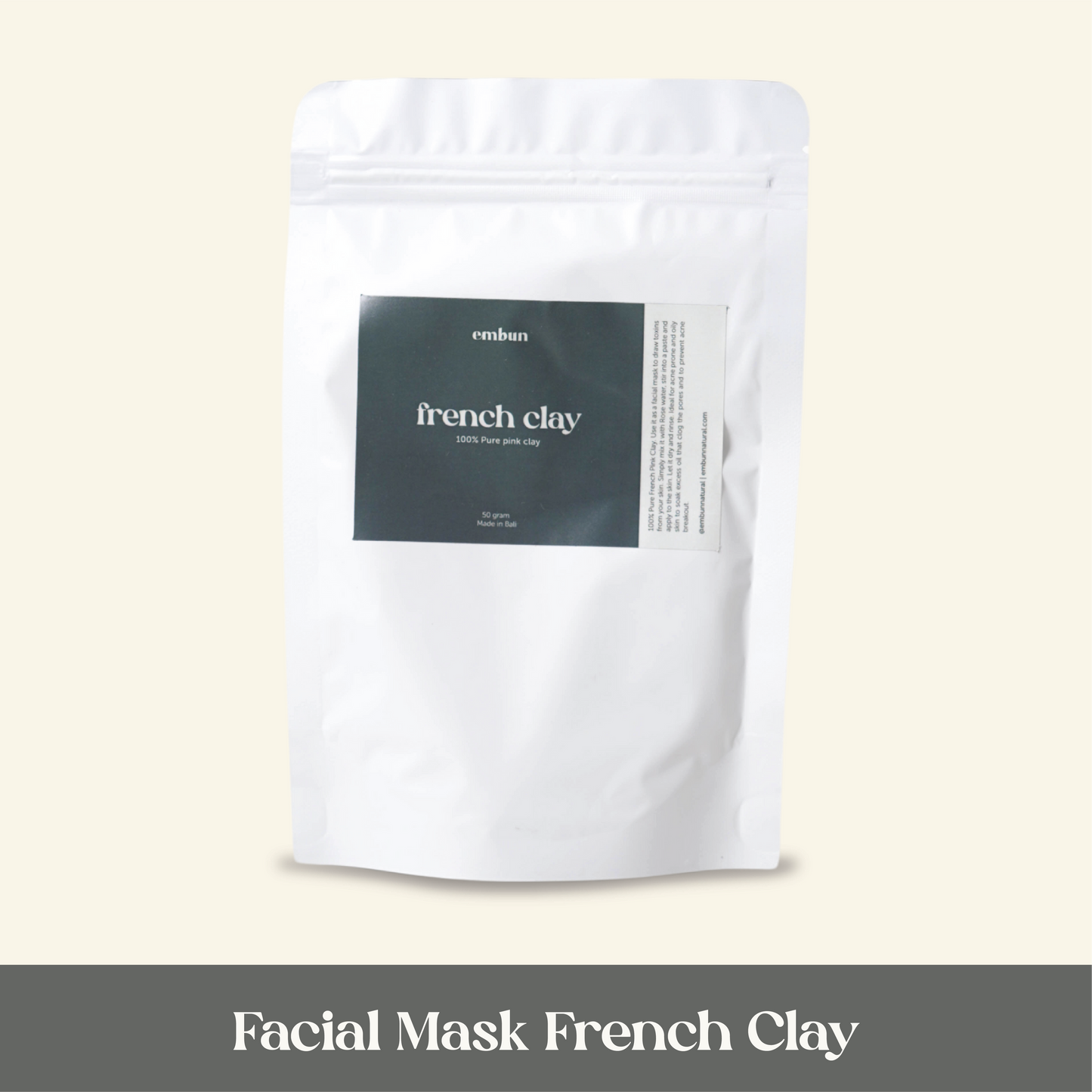 Facial Mask French Clay 60 gr