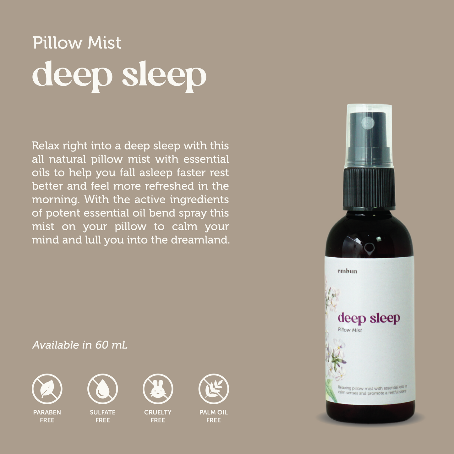 Pillow Mist Deep Sleep 60 ml