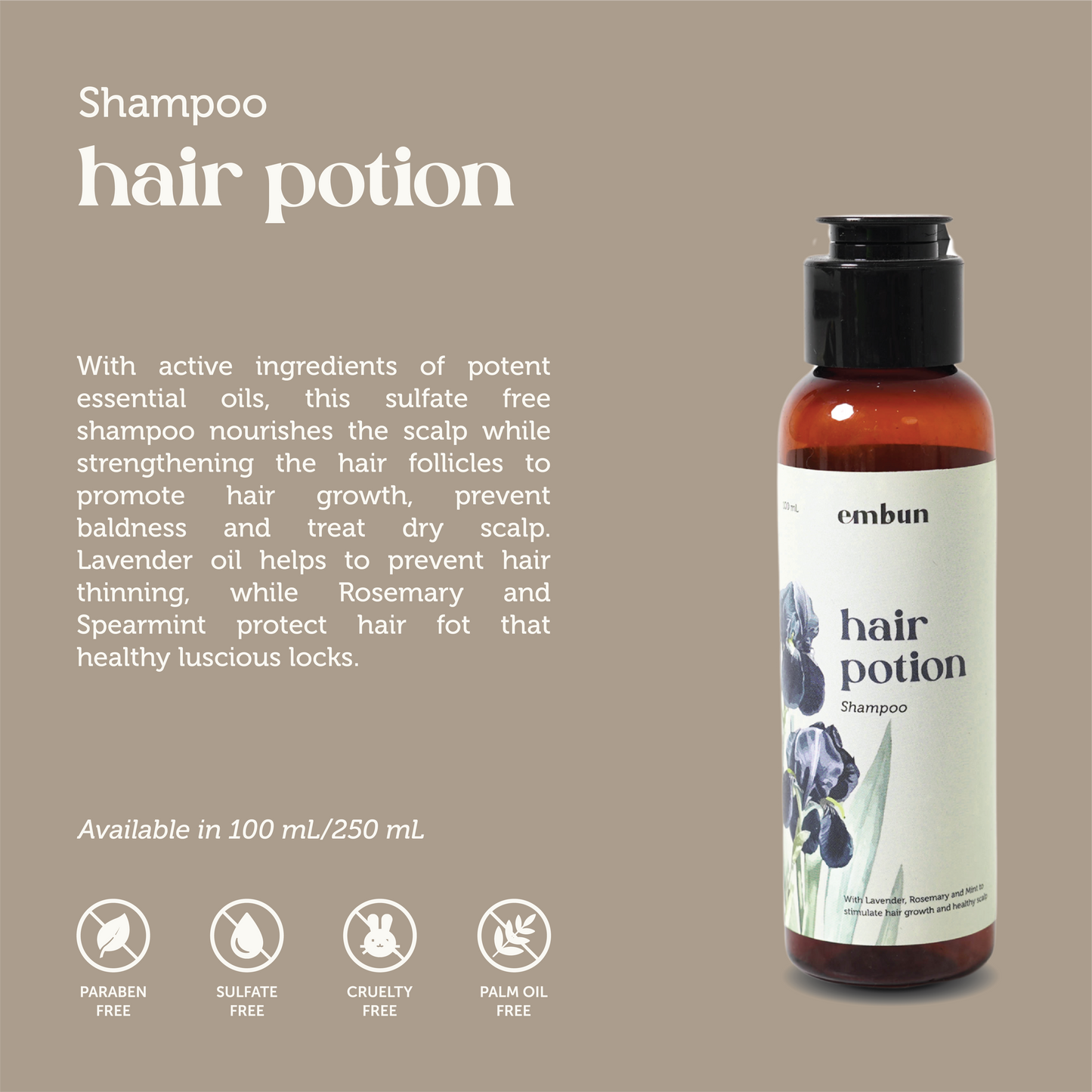 Shampoo Hair Potion
