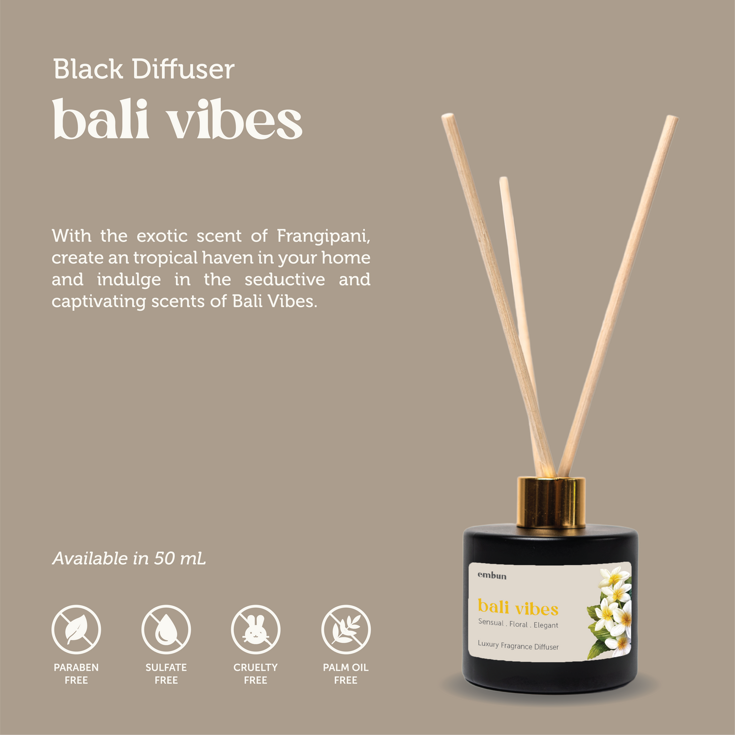 Diffuser Bali Vibes 50ml