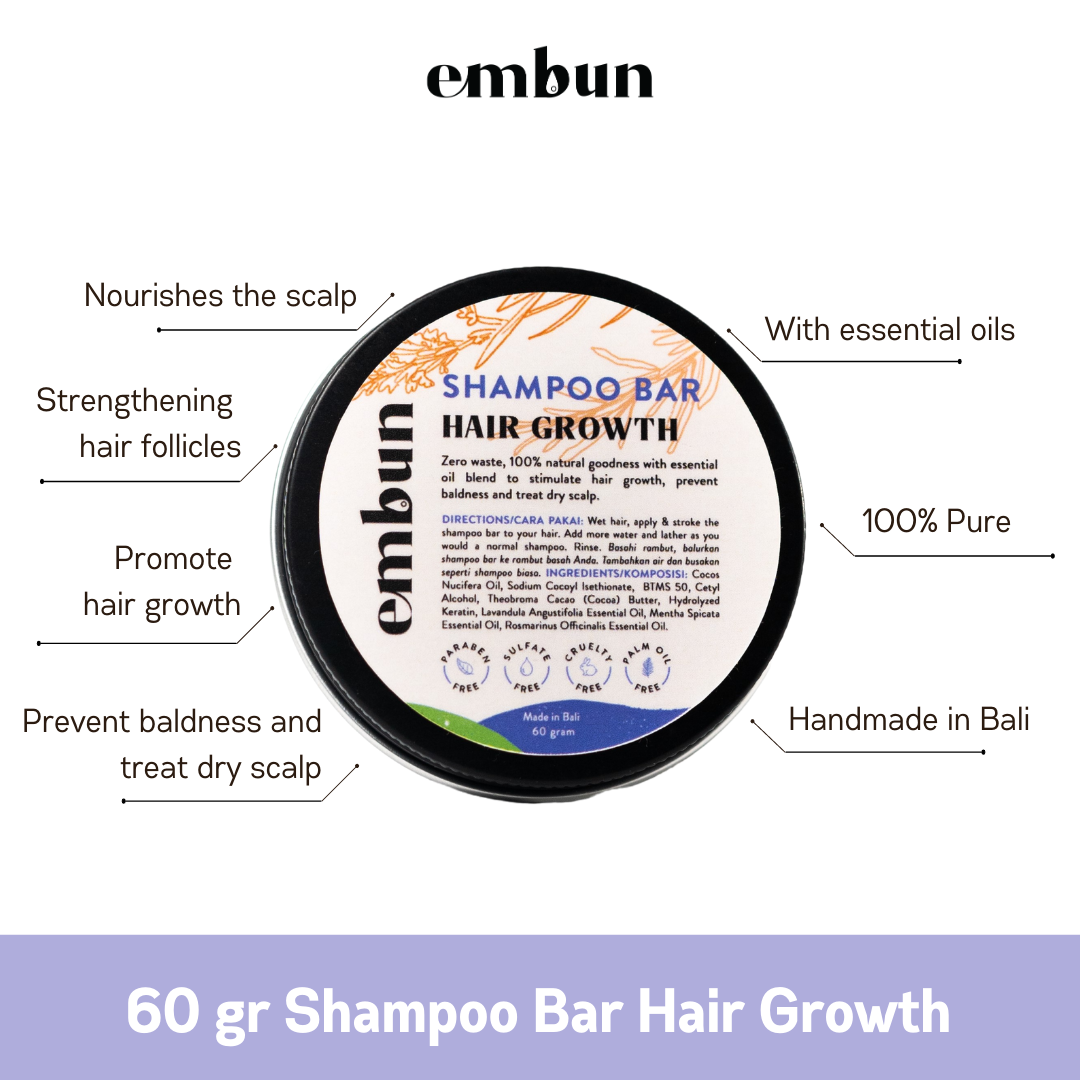 Shampoo Bar Hair Growth 60 gr