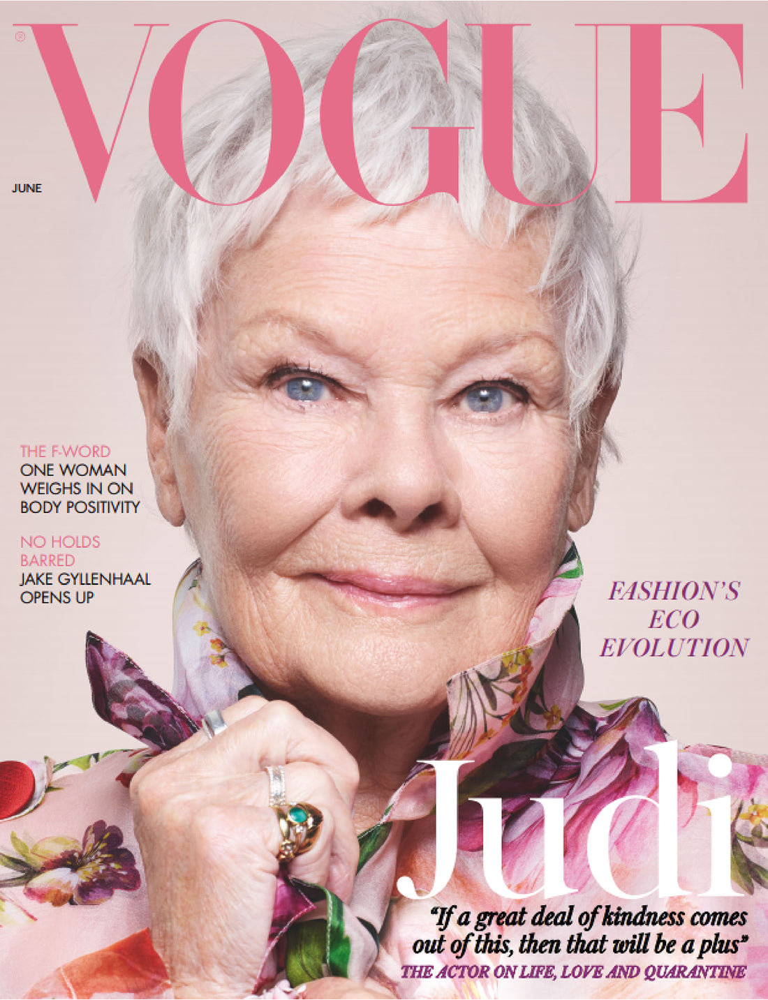 Gets Glowing! British Vogue June 2020