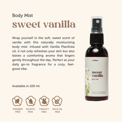 Body Mist Sweet Vanilla 60 ml