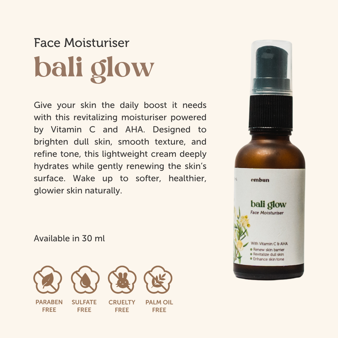 Face Moisturiser Bali Glow 30 ml