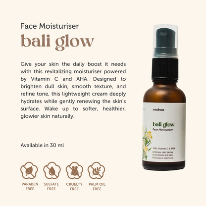 Face Moisturiser Bali Glow 30 ml