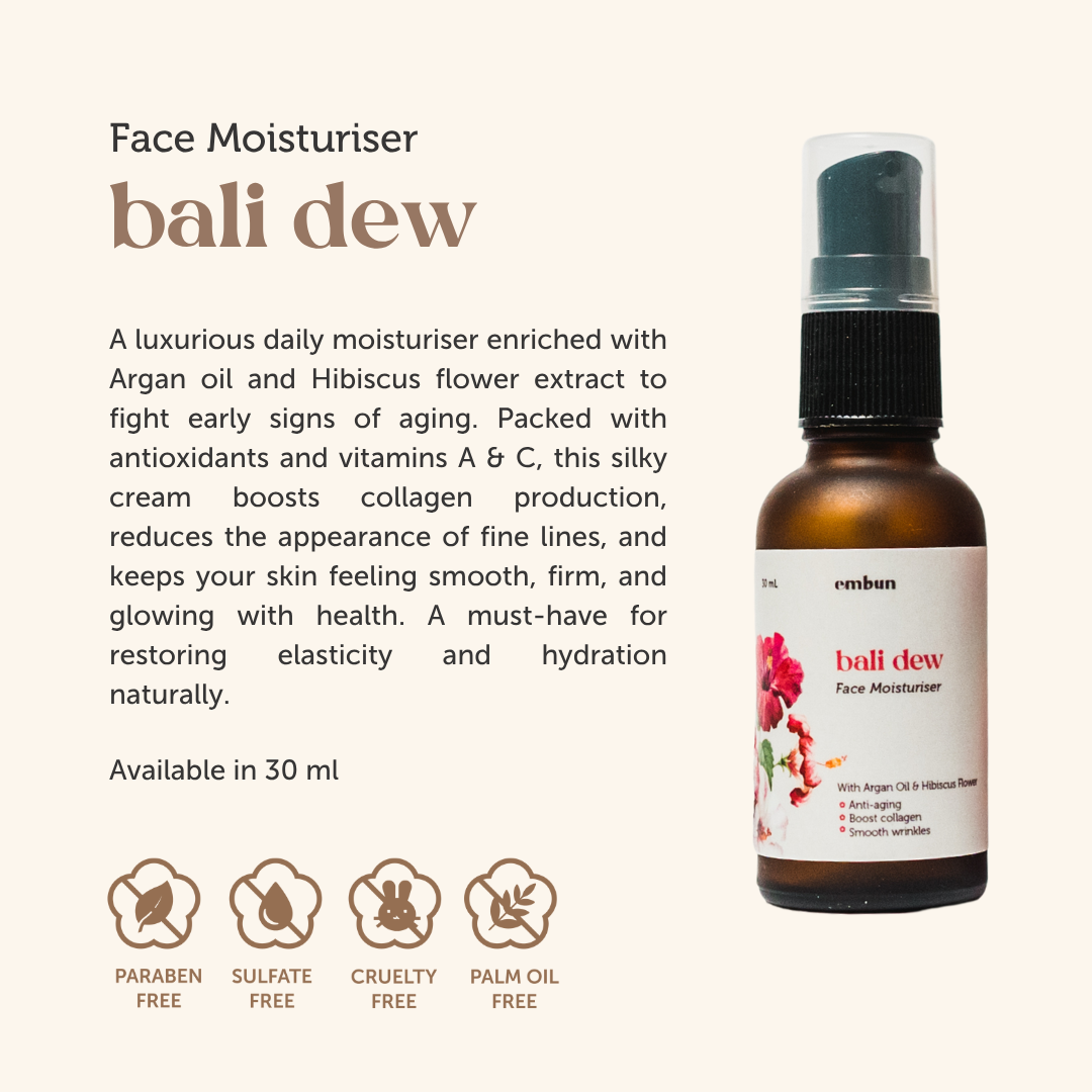 Face Moisturiser Bali Dew 30 ml