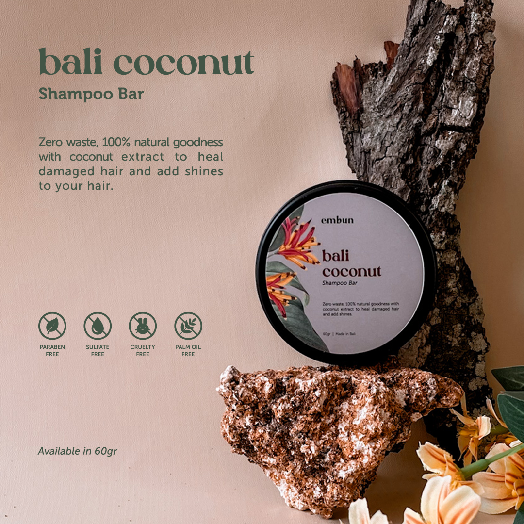 Shampoo Bar Bali Coconut 60 gr