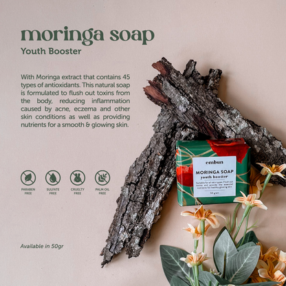 Youth Booster Soap Bar with Moringa