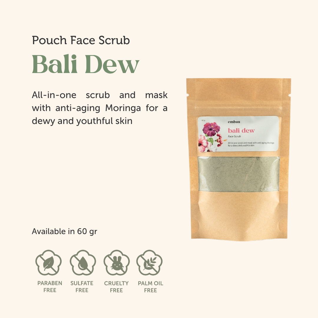 Pouch Face Scrub Bali Dew 60 gr