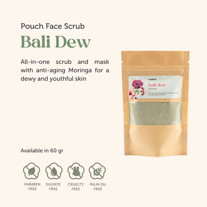 Pouch Face Scrub Bali Dew 60 gr