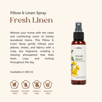 Pillow & Linen Spray Fresh Linen 100 ml