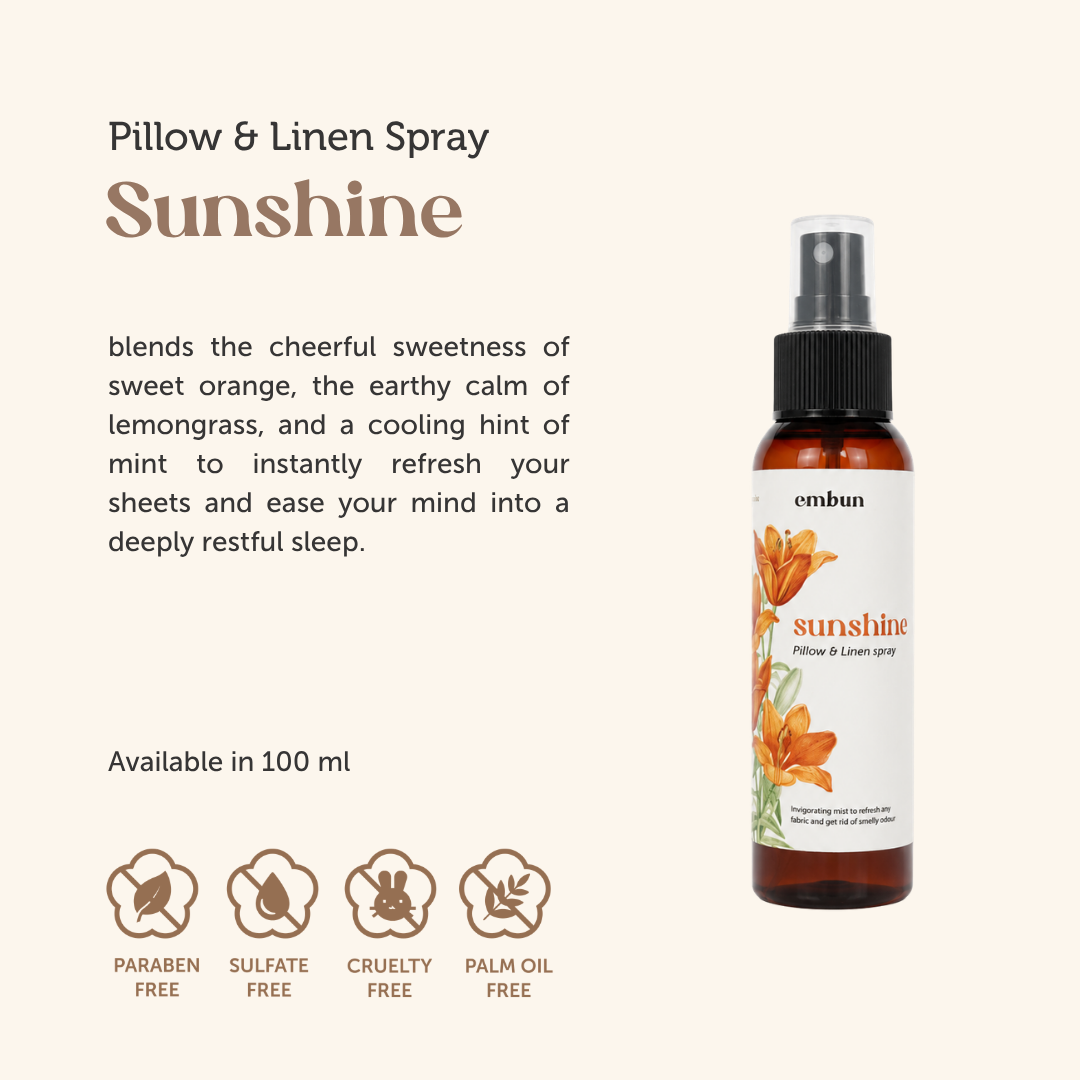 Pillow & Linen Spray Sunshine 100 ml
