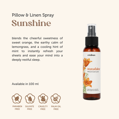 Pillow & Linen Spray Sunshine 100 ml