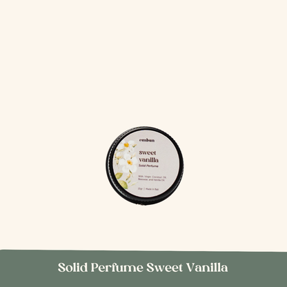 Solid Perfume Sweet Vanilla 15 gr