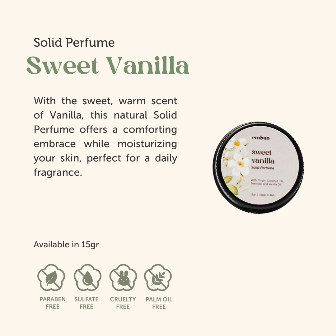 Solid Perfume Sweet Vanilla 15 gr