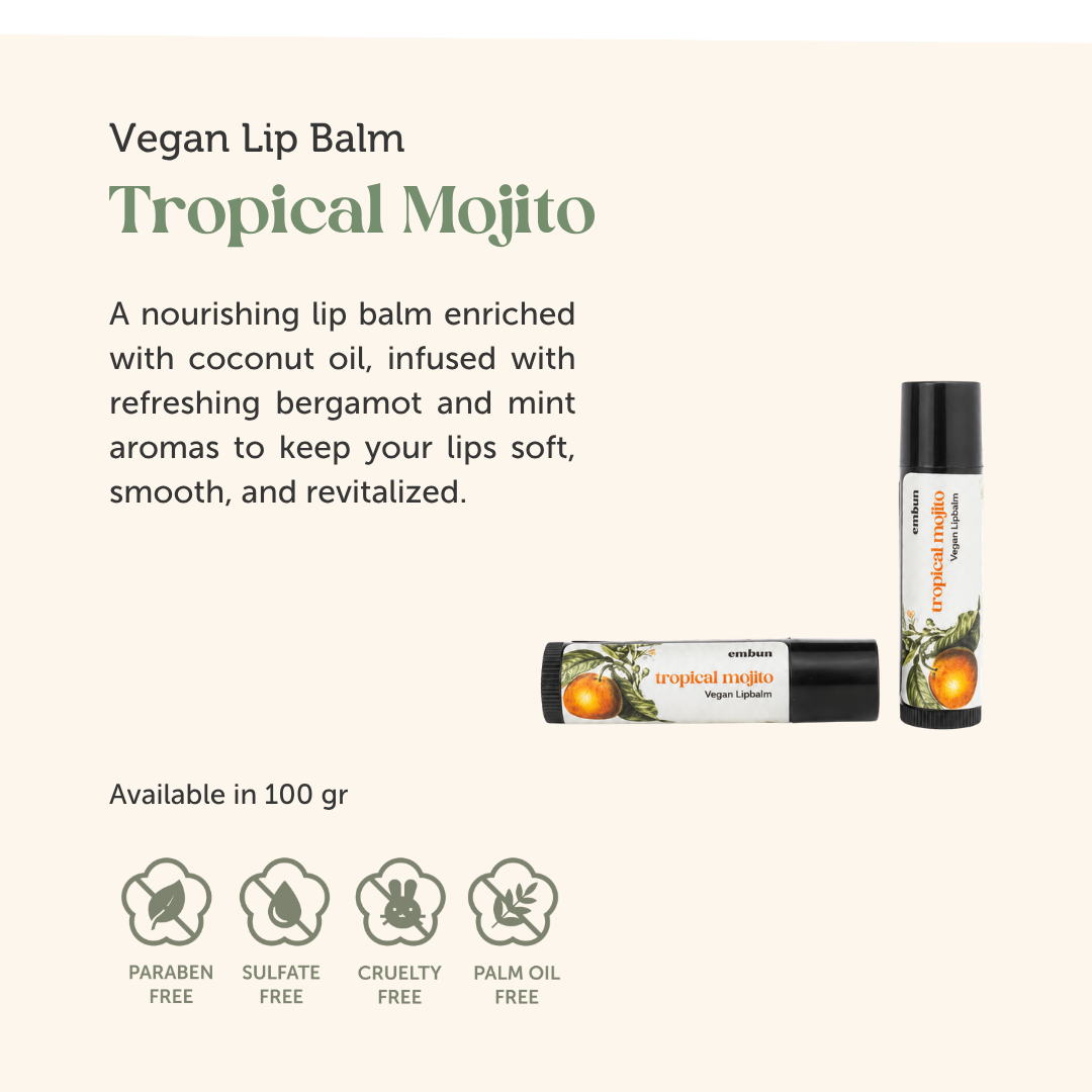 Lip Balm Vegan Tropical Mojito 5 gr