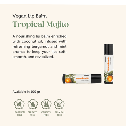 Lip Balm Vegan Tropical Mojito 5 gr