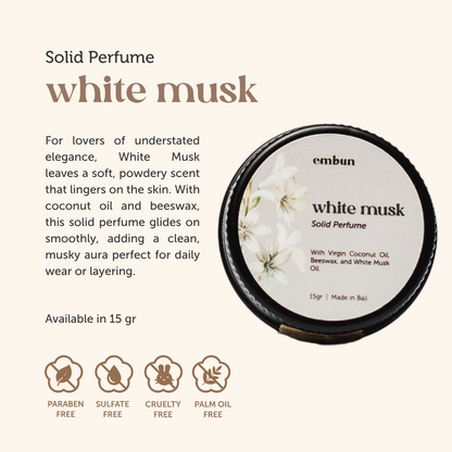 Solid Perfume White Musk 15 gr