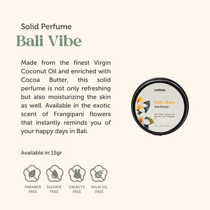 Solid Perfume Bali Vibes 15 gr