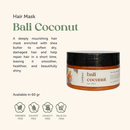 Hair Mask Bali Coconut 100 gr