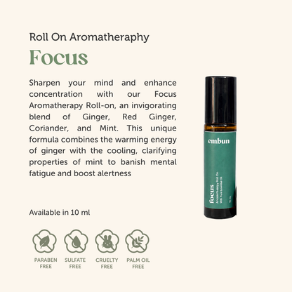 Roll On Focus Essential Oil Blend 10 ml