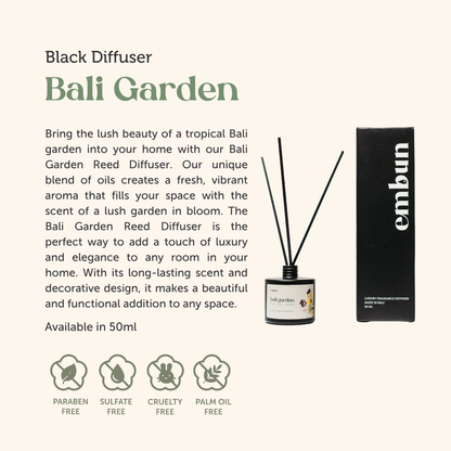 Reed Diffuser Bali Garden 50 ml