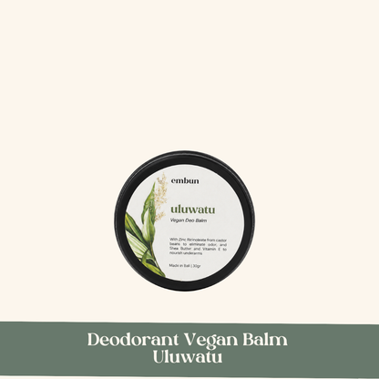 Deodorant Balm Vegan Uluwatu 30 gr