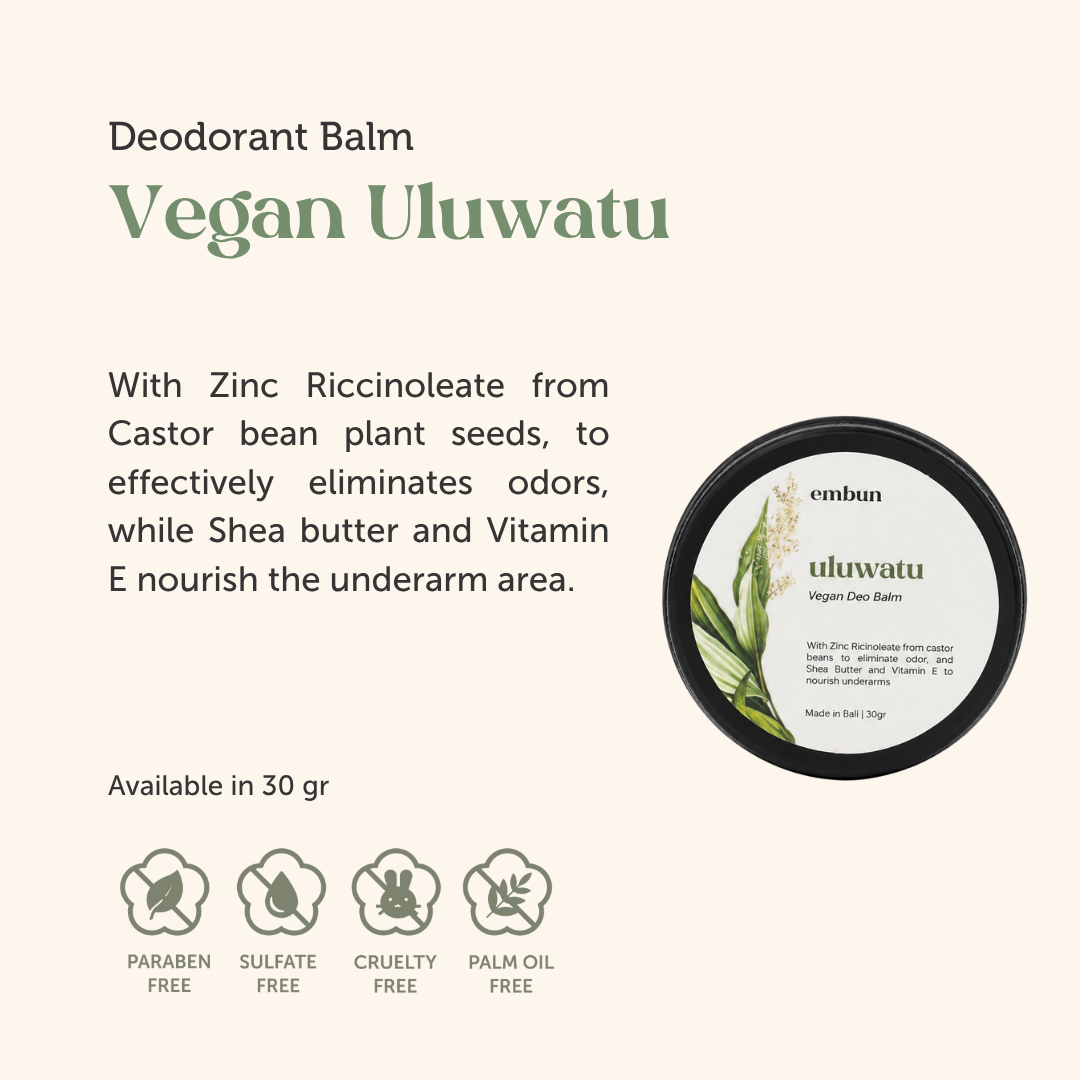 Deodorant Balm Vegan Uluwatu 30 gr