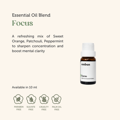 FOCUS Essential Oil Blend 10 ml