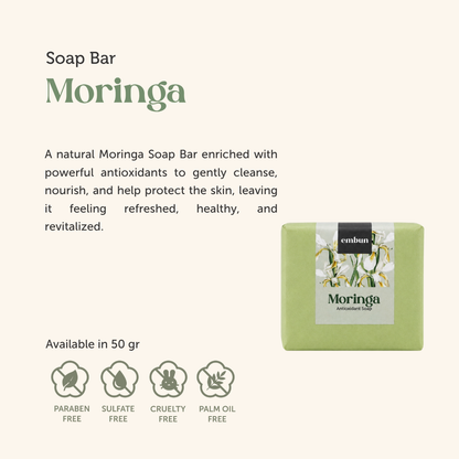 Moringa Soap Bar 50 gr