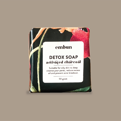 Detox Soap Bar with Activated Charcoal 50 gr