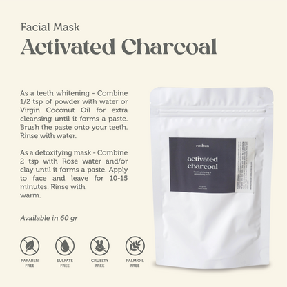 Facial Mask Activated Charcoal 60 gr