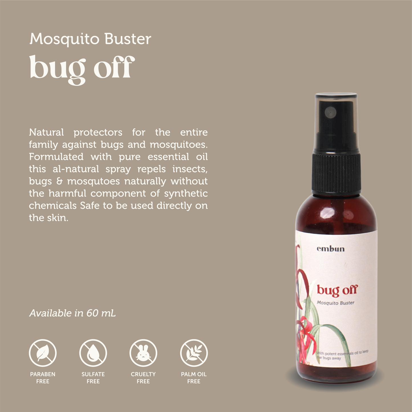 Mosquito Buster Bug Off 60 ml