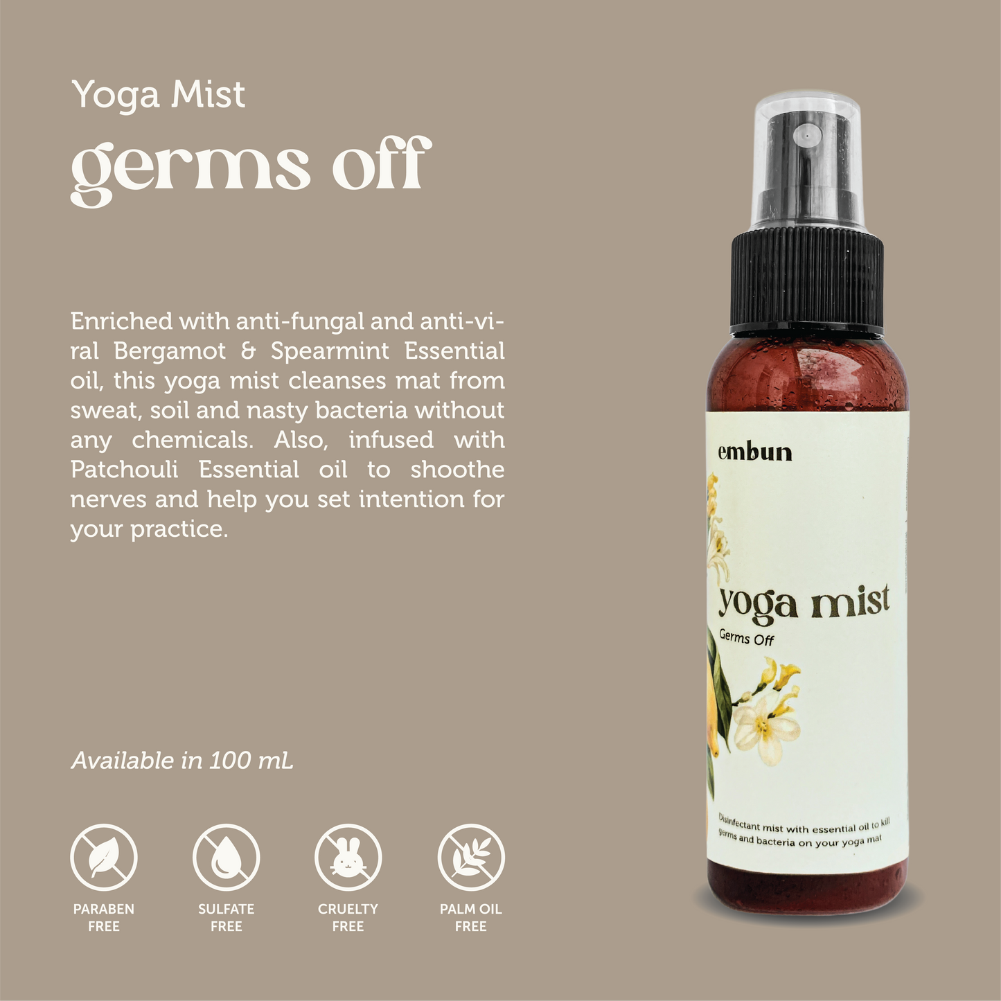 Yoga Mist Germs Off 100 ml