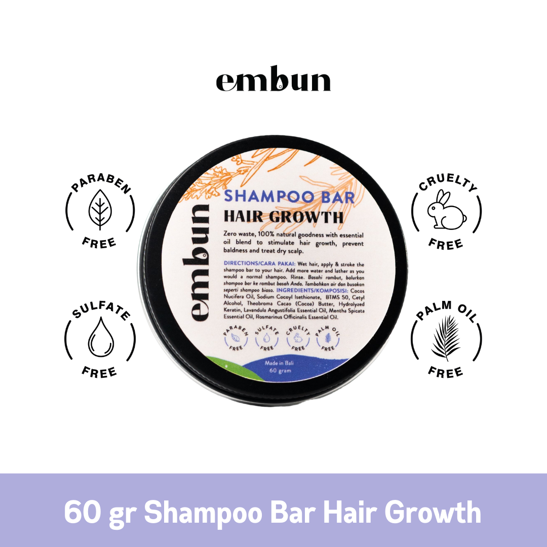 Shampoo Bar Hair Growth 60 gr