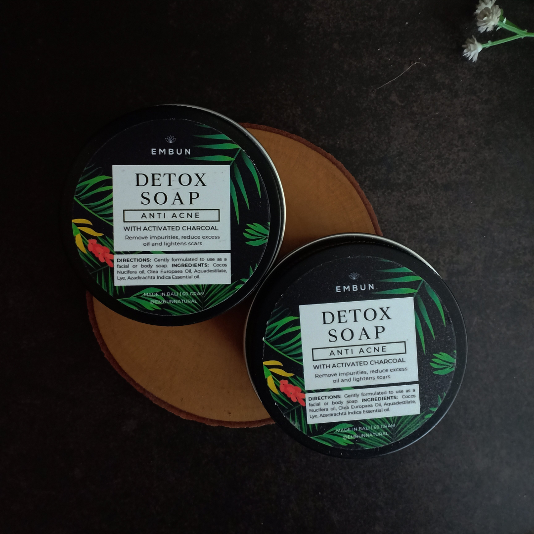 Detox Soap Anti Acne with Tin 60 gr