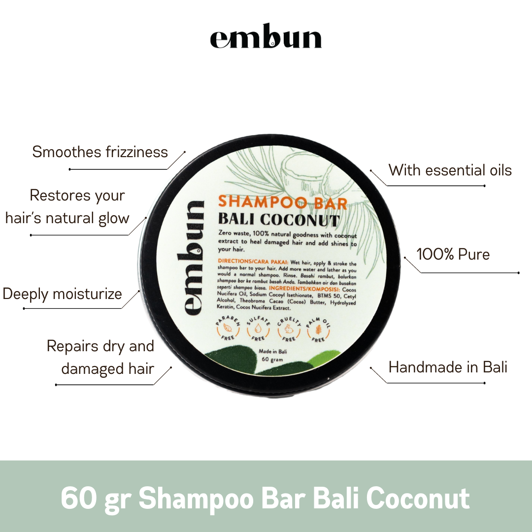 Shampoo Bar Bali Coconut 60 gr